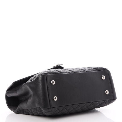 Saint Laurent Sheepskin Tri-quilt Monogram Large College Satchel Black 5 of 9
