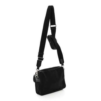 Prada Re-Nylon Saffiano Shoulder Bag Black 2 of 11