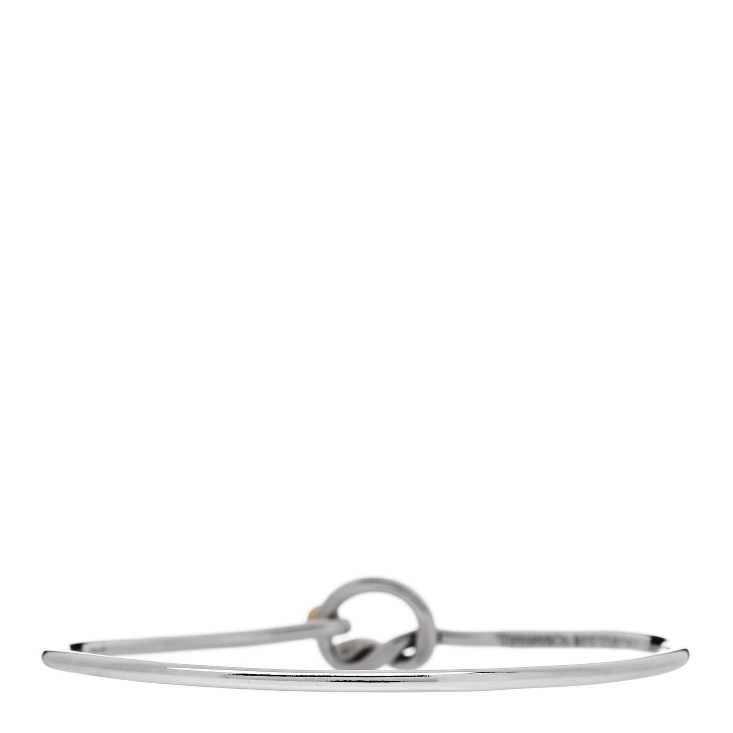 Sterling Silver 18K Yellow Gold Knot Bracelet