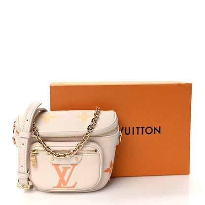Louis Vuitton Empreinte Monogram Giant Mini By The Pool Bumbag Cream Saffron 9 of 9