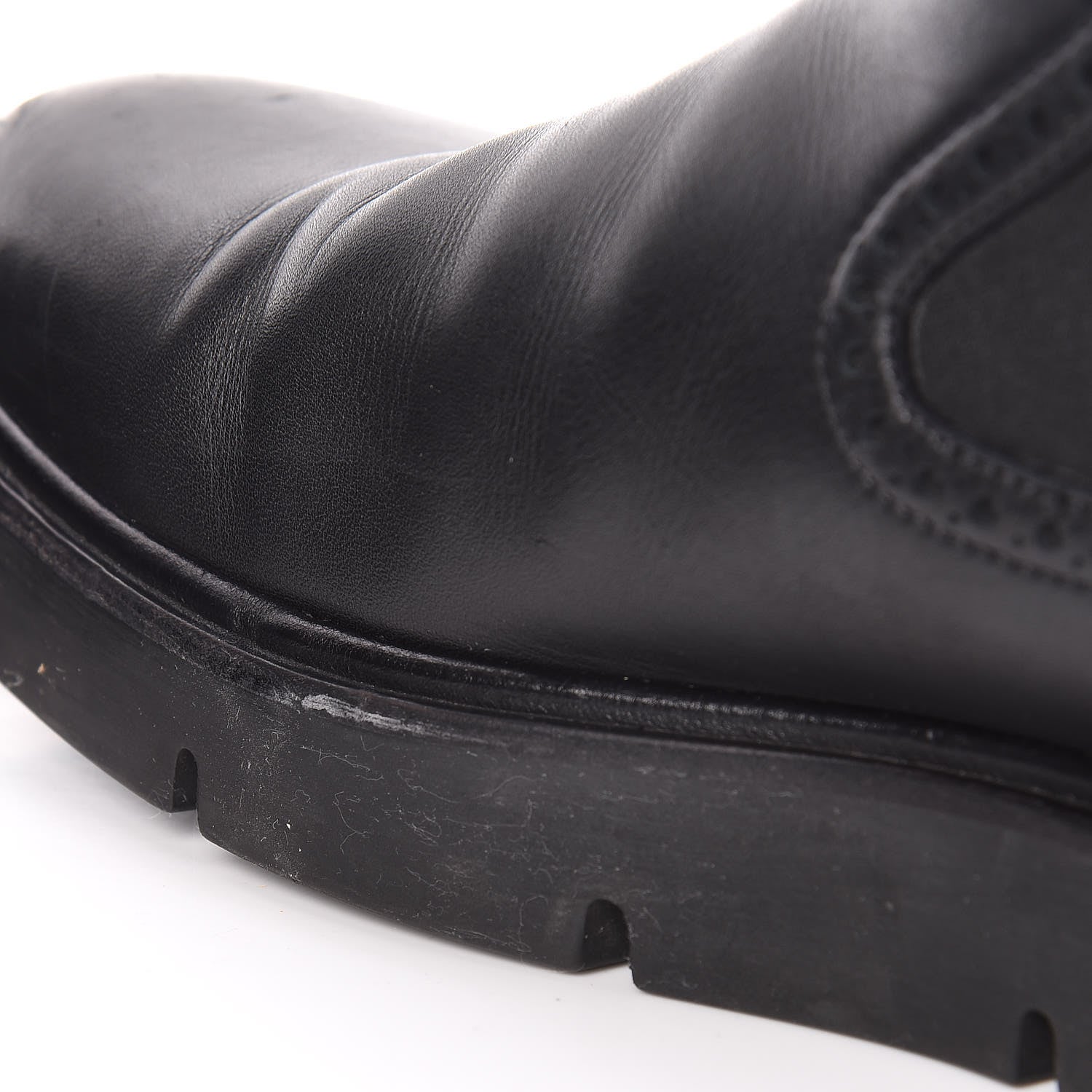 Hermes Calfskin Mens Ankle Boots 43 Black 13 of 14