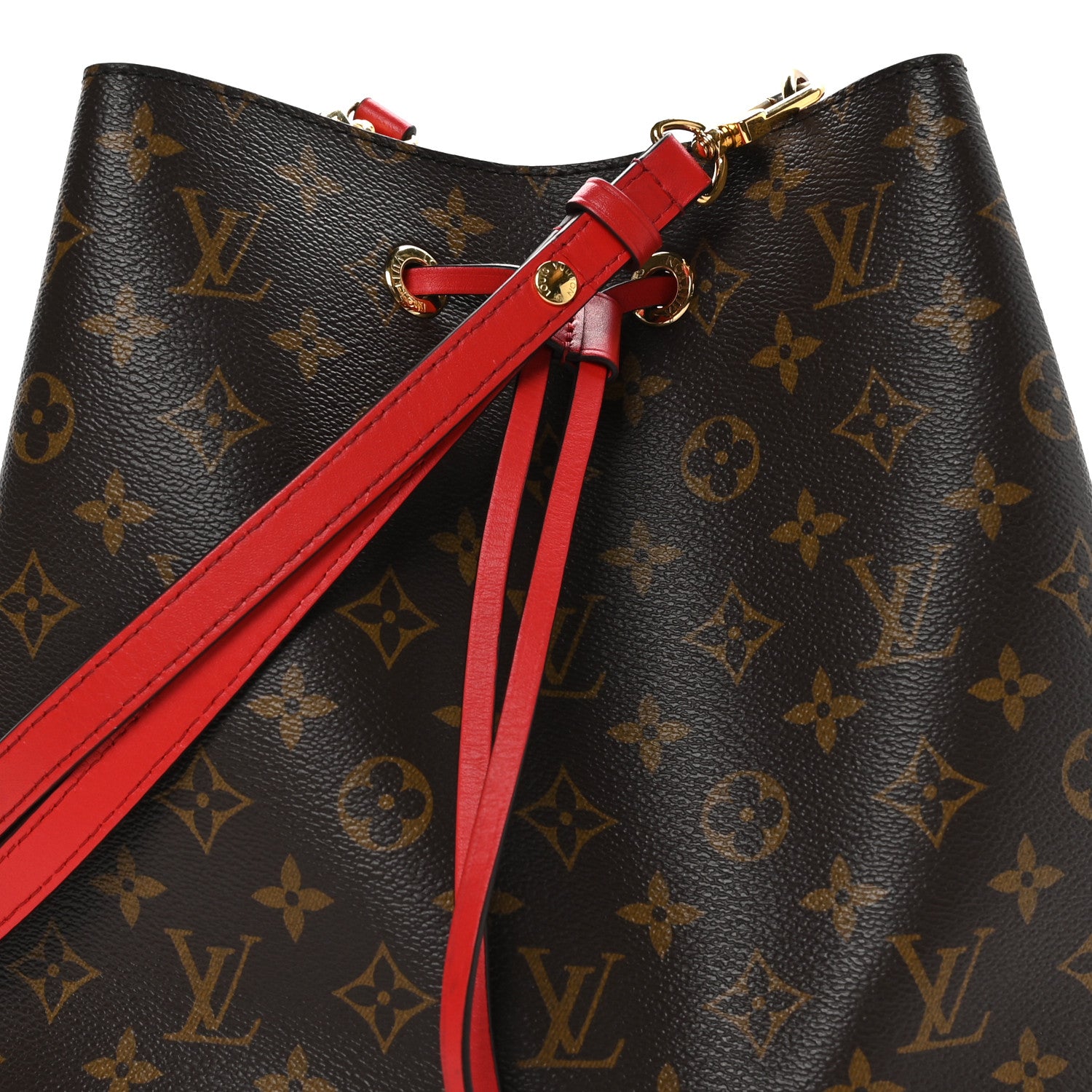 Louis Vuitton Monogram Neonoe MM Coquelicot 7 of 13
