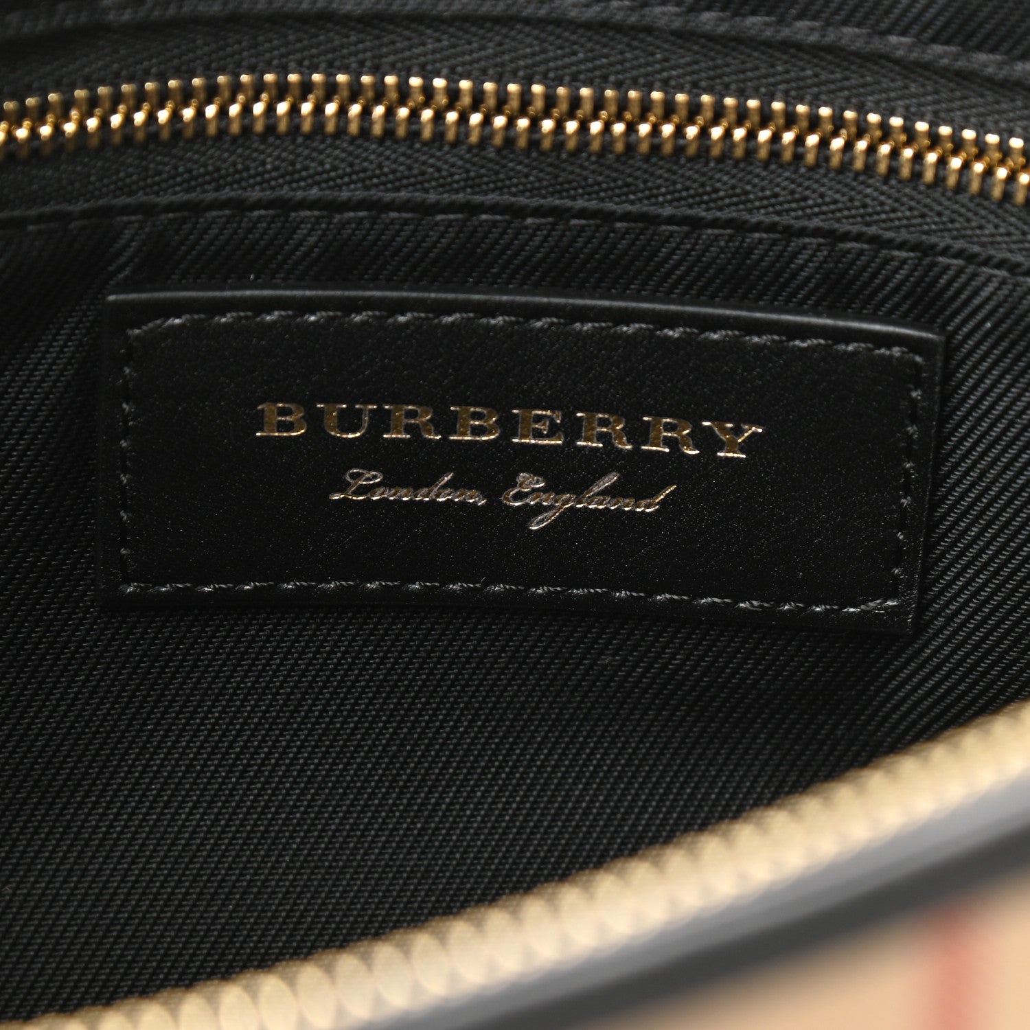 Burberry Horseferry Check Small Chichester Crossbody Clutch Bag Black 7 of 10