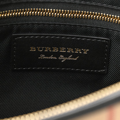 Burberry Horseferry Check Small Chichester Crossbody Clutch Bag Black 7 of 10