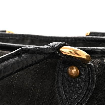 Louis Vuitton Denim Neo Cabby MM Black 18 of 22