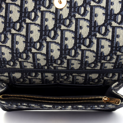 Christian Dior Oblique 30 Montaigne 2-In-1 Pouch Blue 4 of 5