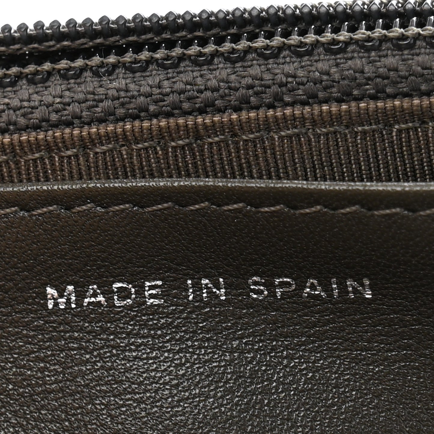 Caviar Quilted Wallet On Chain WOC Dark Grey