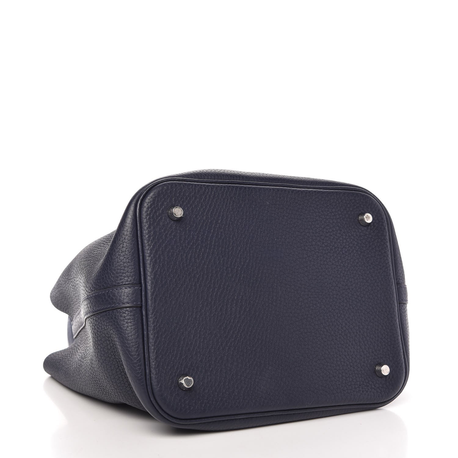 Hermes Taurillon Clemence Picotin Lock 22 MM Bleu Nuit 4 of 9