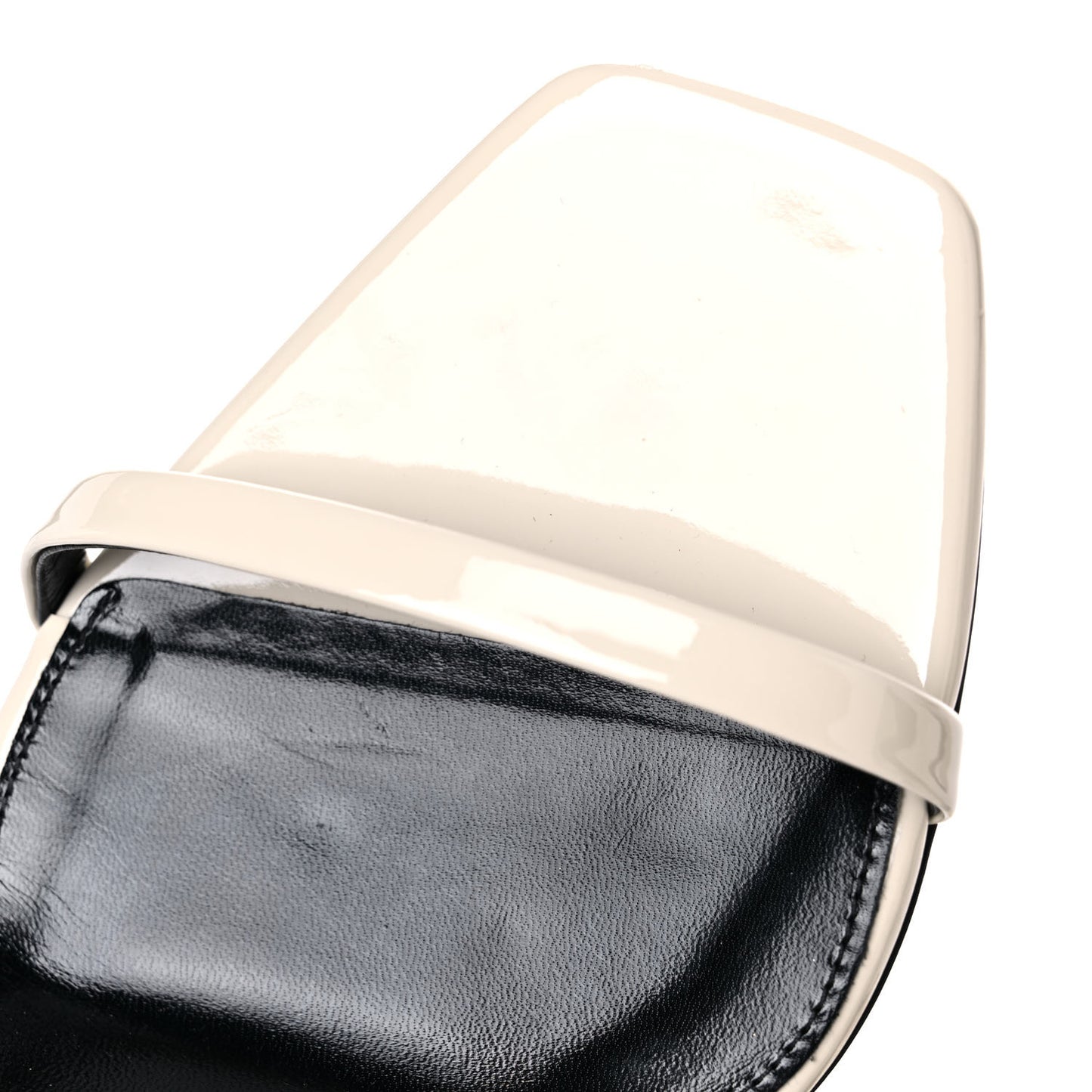 Patent Calfskin 110 Opyum Sandals 40 Neutro