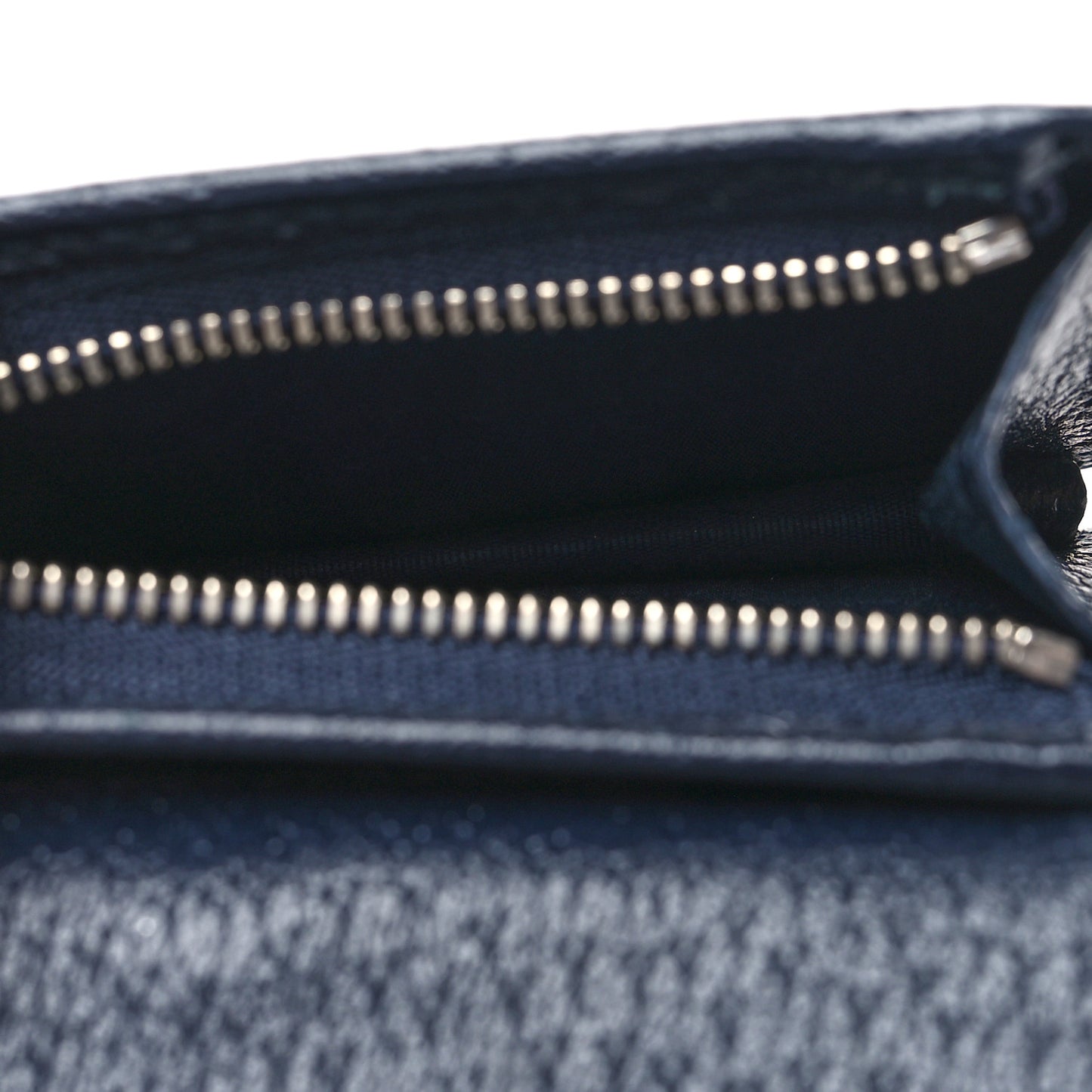 GG Supreme Monogram Textured Dollar Calfskin Web Ophidia Card Case Beige Blue