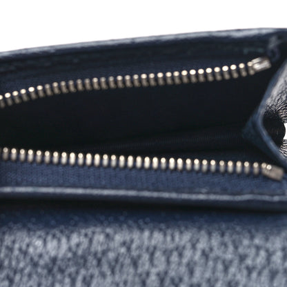 Gucci GG Supreme Monogram Textured Dollar Calfskin Web Ophidia Card Case Beige Blue 6 of 11