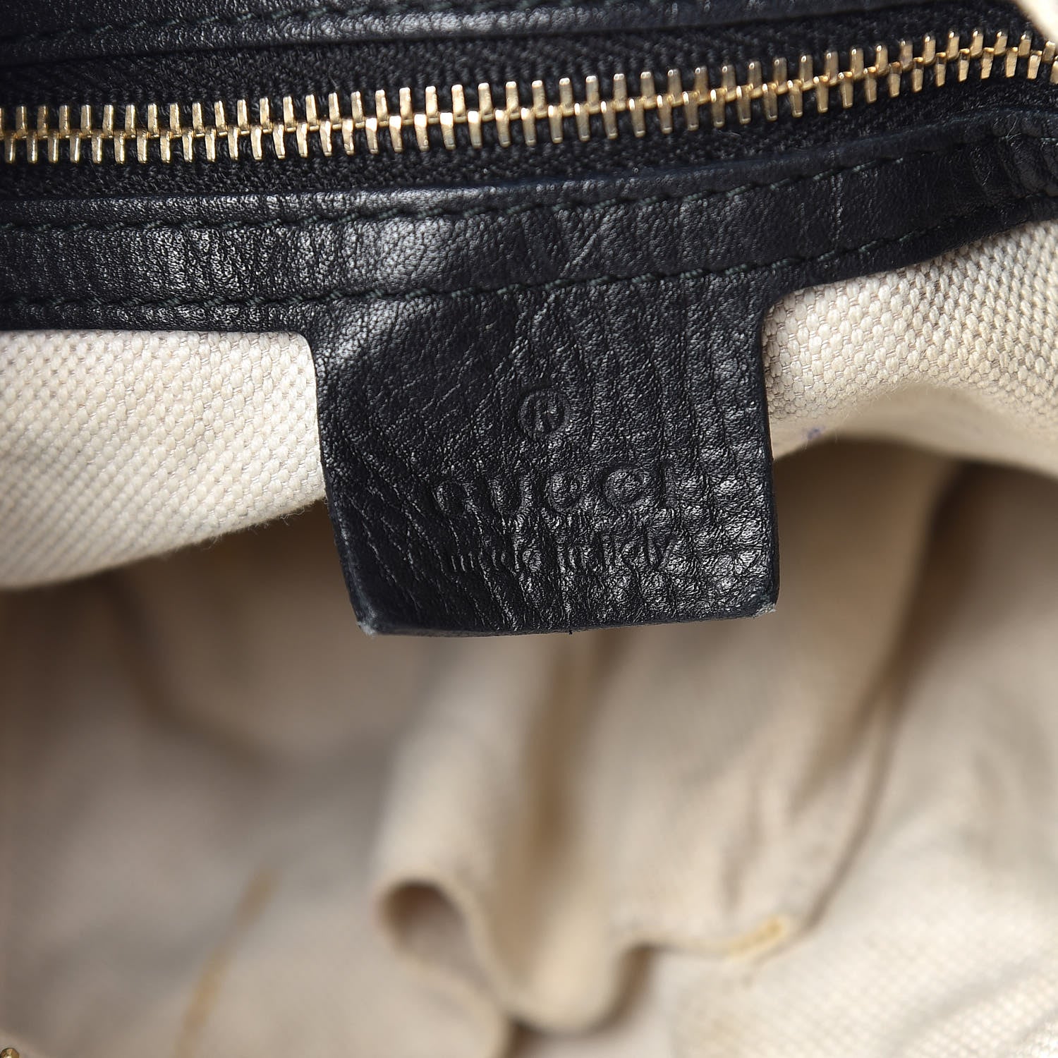 Gucci Calfskin Large Horsebit Web Hobo Black 6 of 13