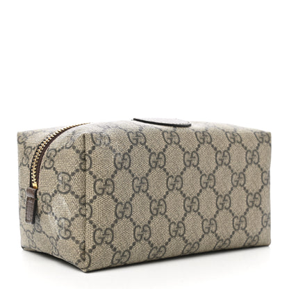 Gucci Soft GG Supreme Monogram Calfskin Medium Ophidia Cosmetic Case Beige Ebony New Acero 3 of 9