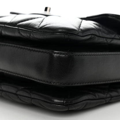 Chanel Lambskin Quilted Mini Chanel 3 Flap Black 10 of 11