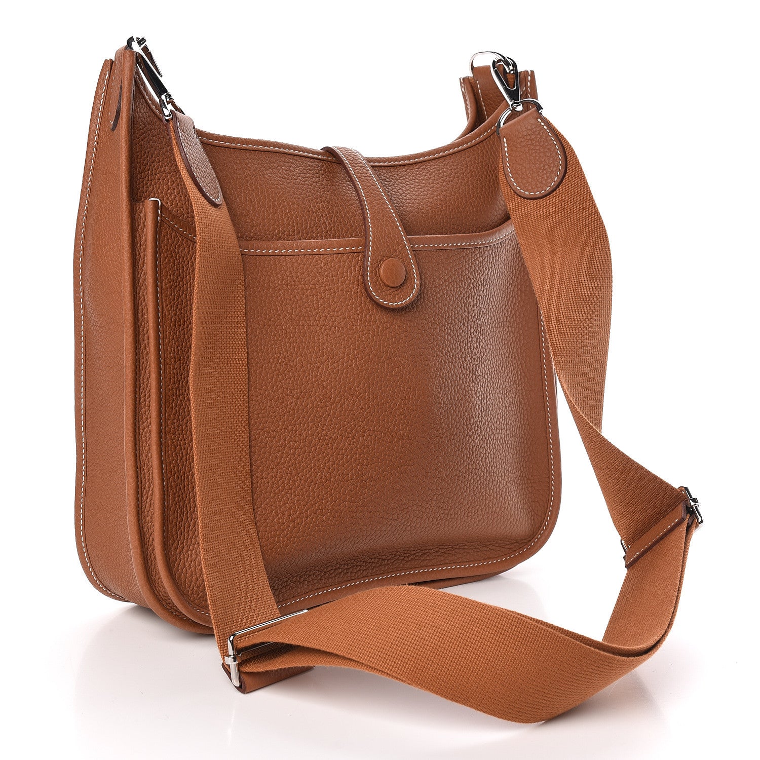 Hermes Taurillon Clemence Evelyne III PM Gold 3 of 11