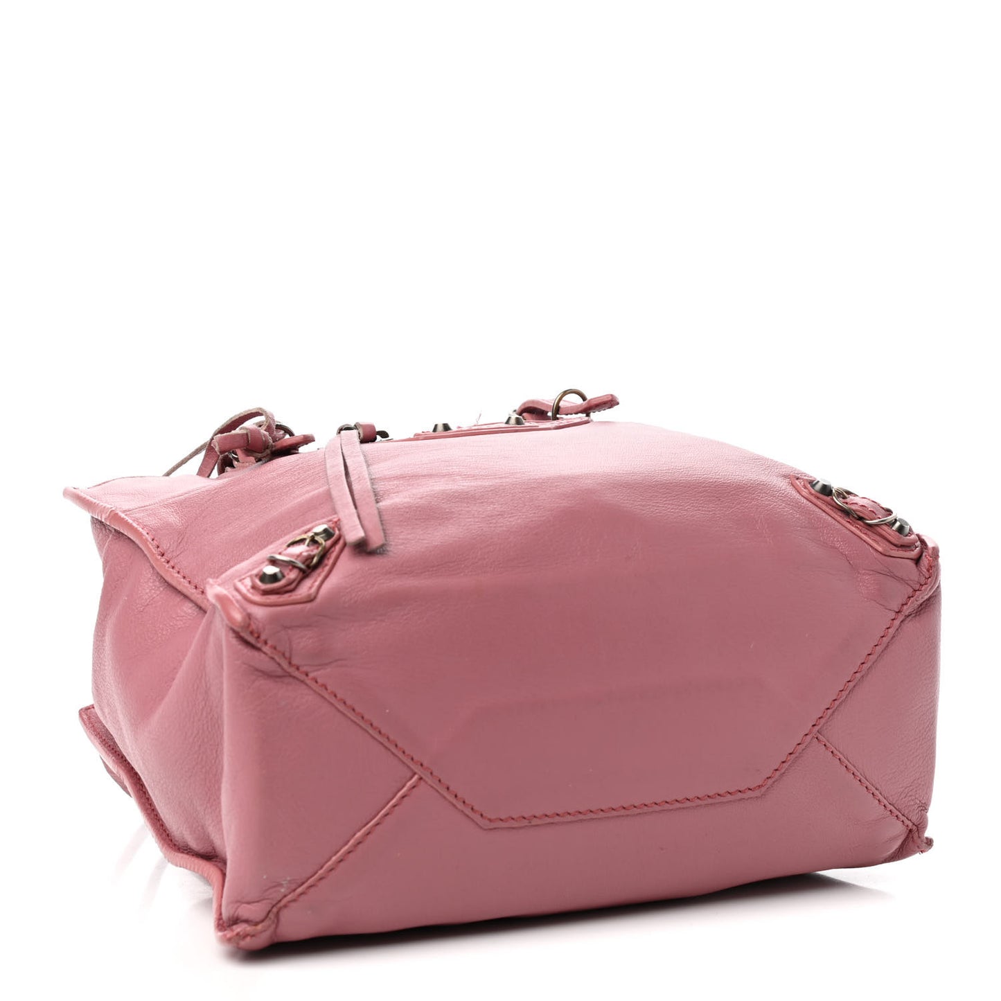 Calfskin Papier Mini A4 Tote Pink