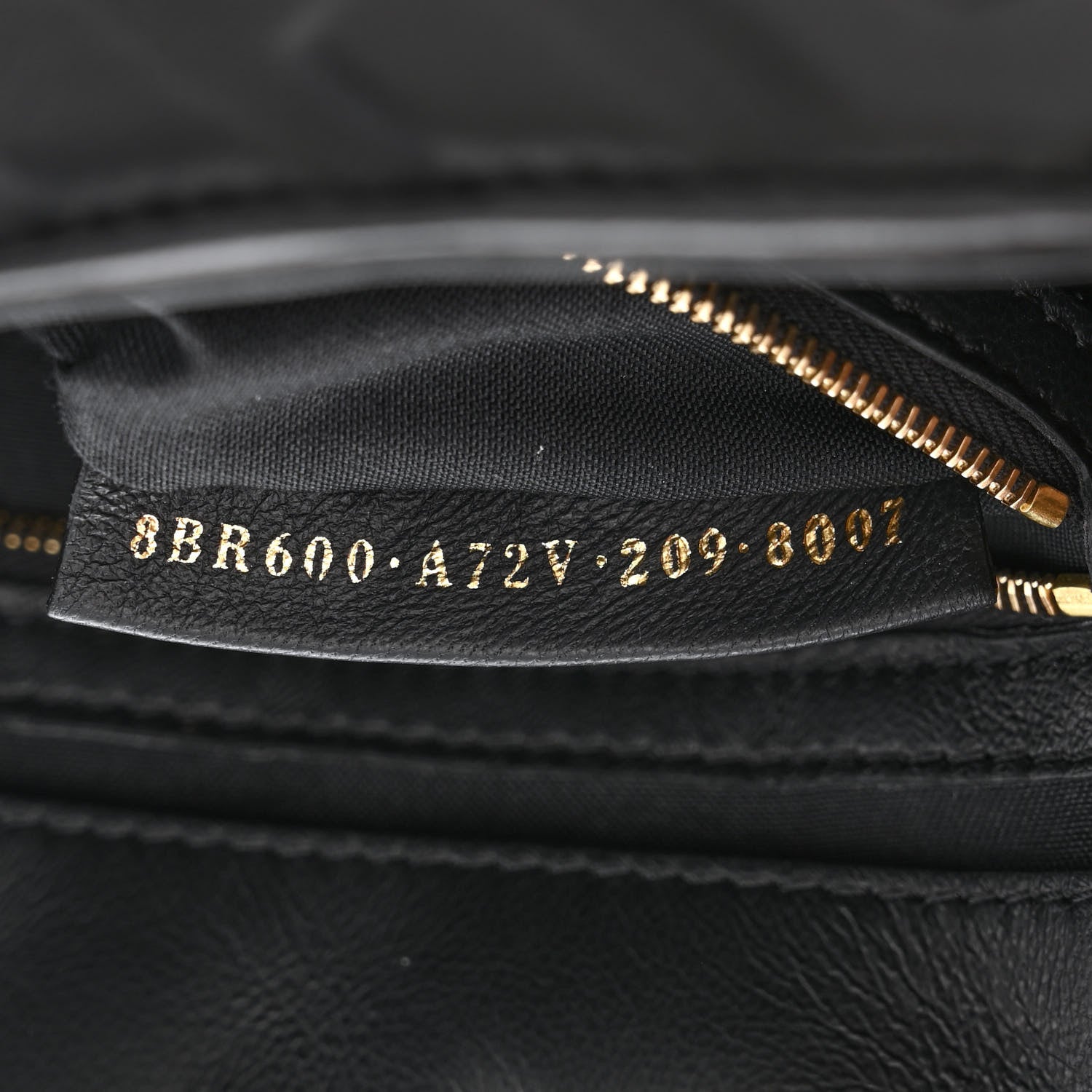 Fendi Nappa FF 1974 Embossed Baguette Black 7 of 10