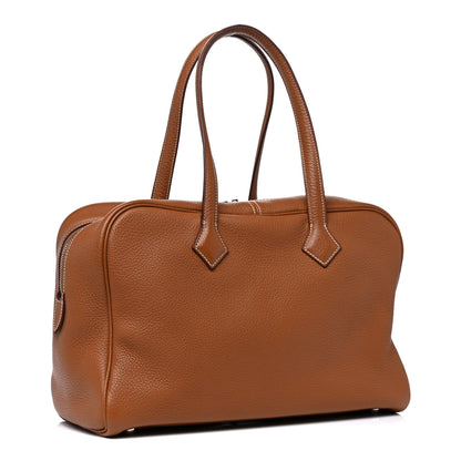 Hermes Taurillon Clemence Victoria II 35 Gold 2 of 13
