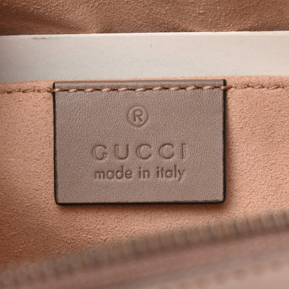 Gucci Calfskin Matelasse GG Marmont Belt Bag 95 38 Porcelain Rose 6 of 11