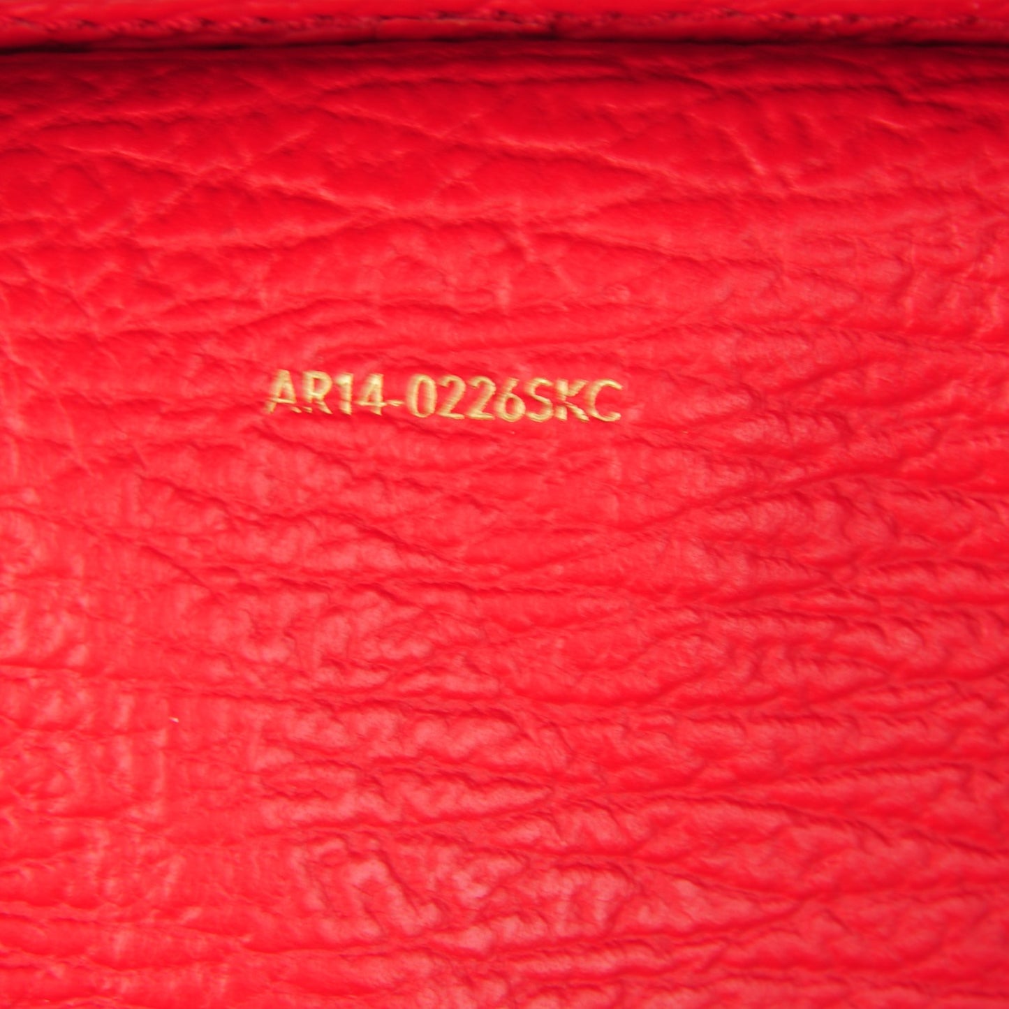 3.1 Textured Calfskin Mini Pashli Satchel Red