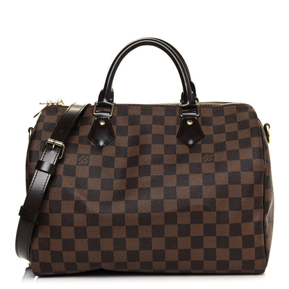 Louis Vuitton Damier Ebene Speedy Bandouliere 30 1 of 12
