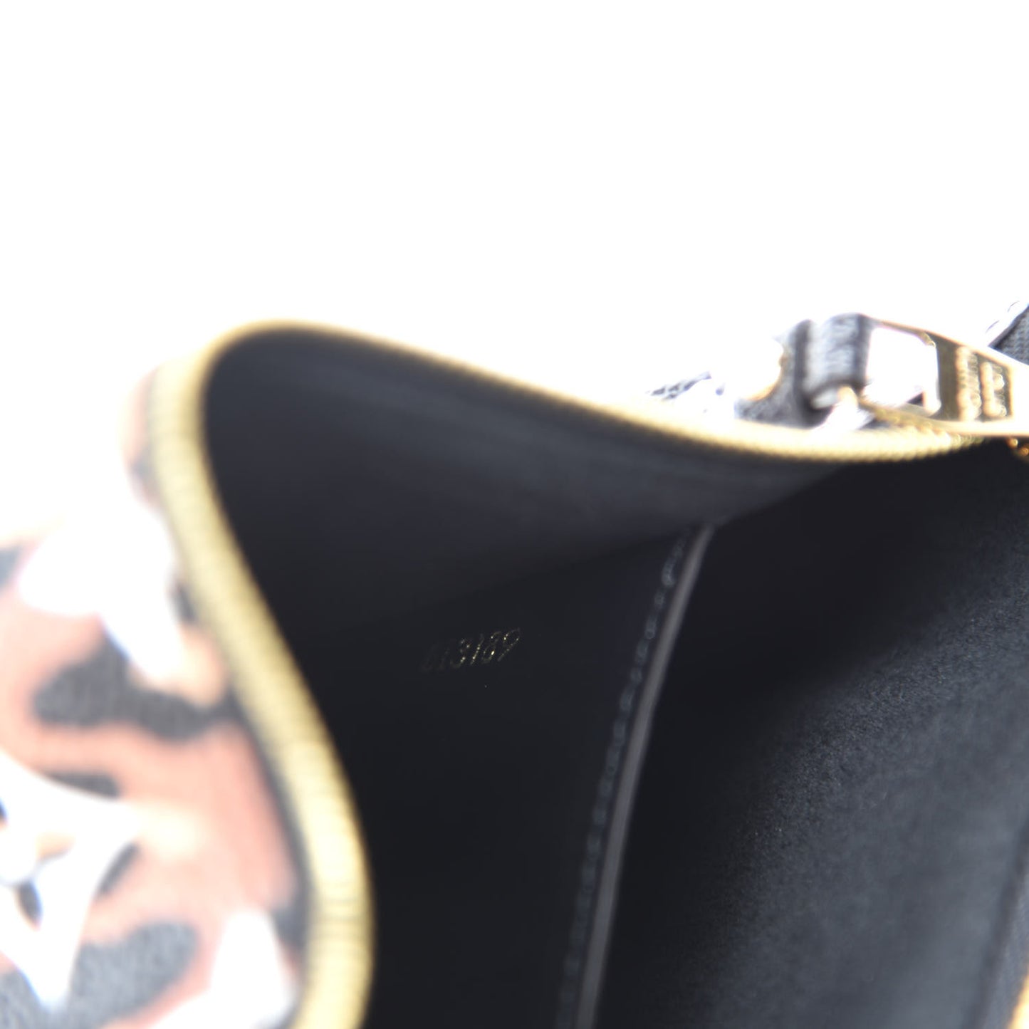 Monogram Giant Jungle Pochette Double Zip Black