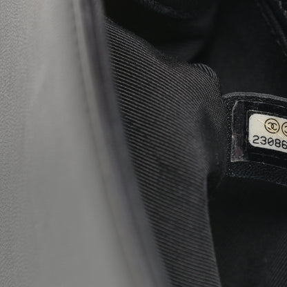 Chanel Lambskin Quilted Medium Boy Flap Black 7 of 19