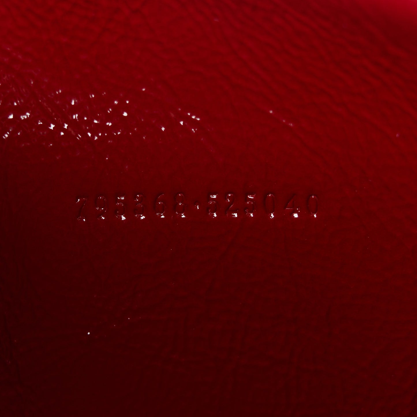 Crinkled Patent Mini Dionysus Shoulder Bag Rosso Ancora Red