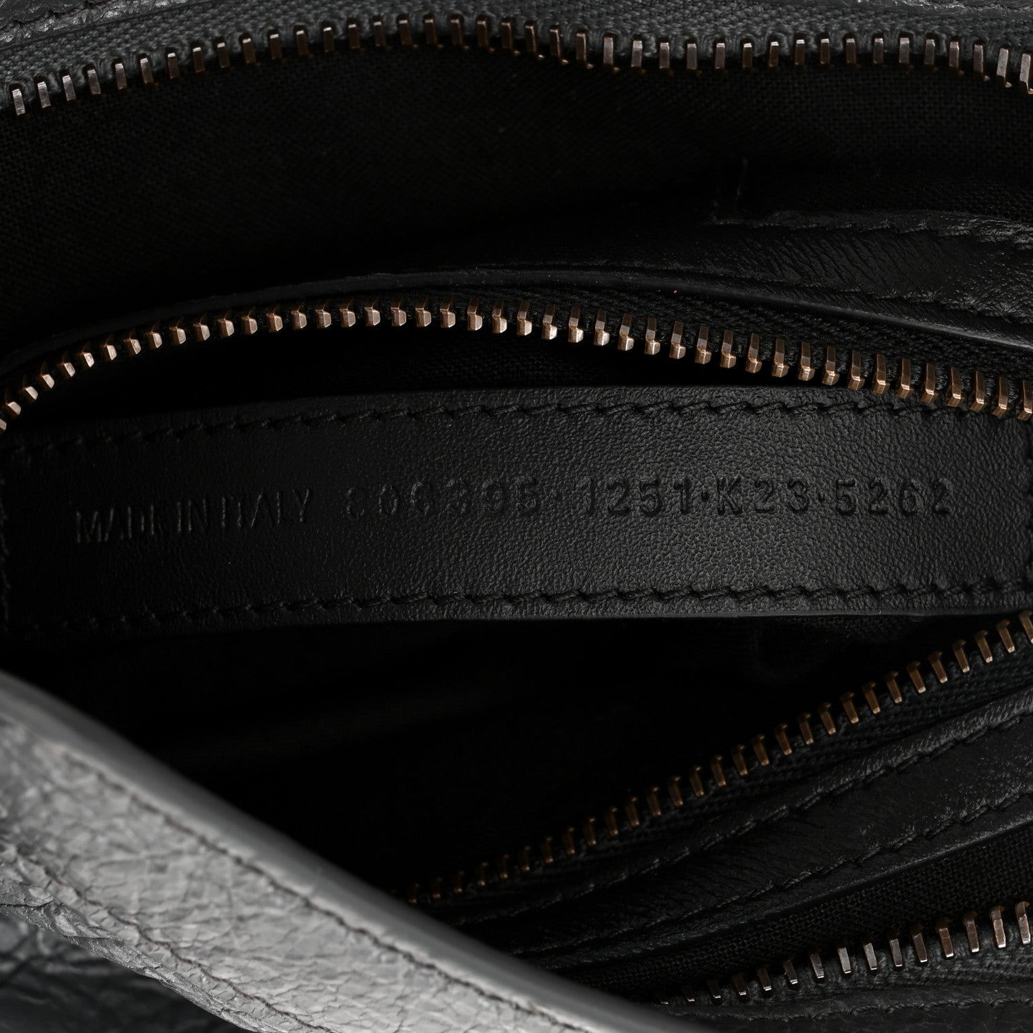 Balenciaga Agneau Arena Classic Hardware Le City Mini  Volcanic Rock 7 of 11
