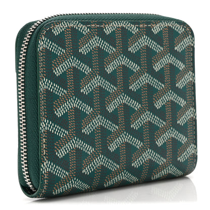 Goyard Goyardine Matignon PM Wallet Green 3 of 11