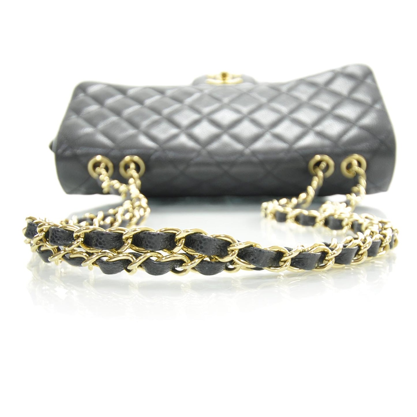 Caviar Quilted Jumbo Flap Black GHW