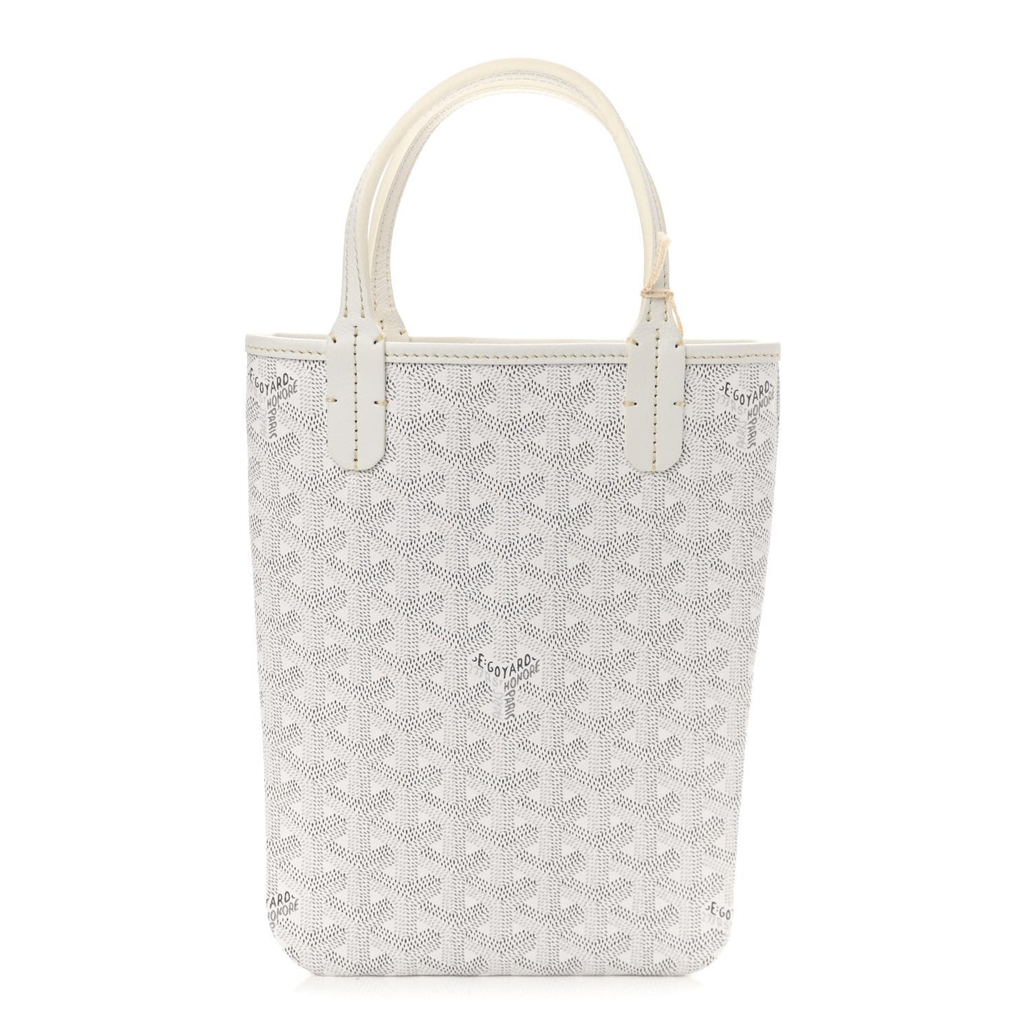Goyardine Poitiers Tote White