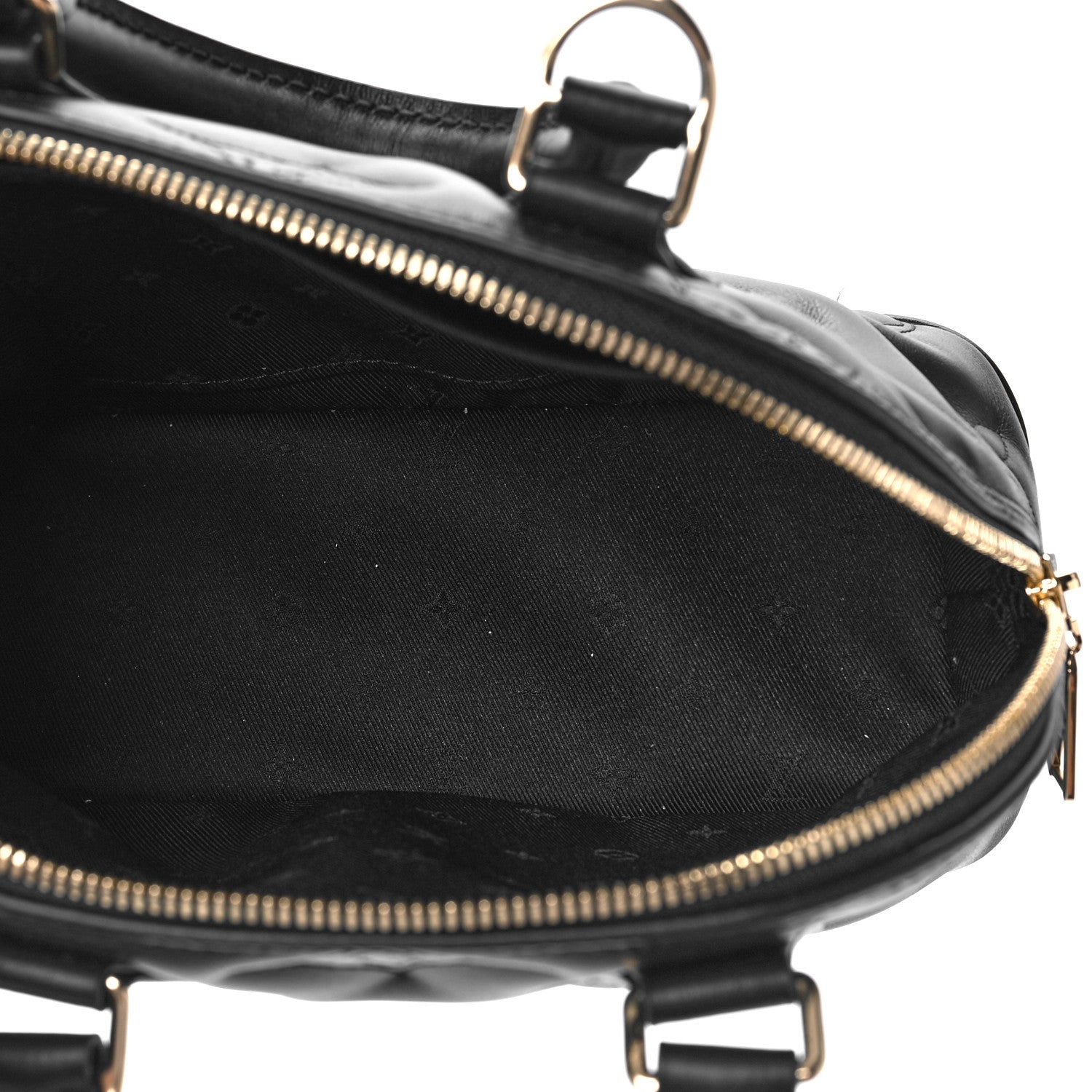 Louis Vuitton Calfskin Bubblegram Alma BB Black 5 of 8