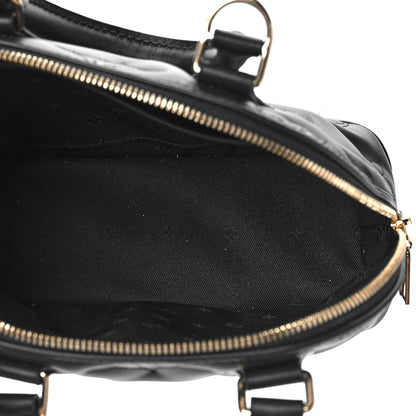 Louis Vuitton Calfskin Bubblegram Alma BB Black 5 of 8
