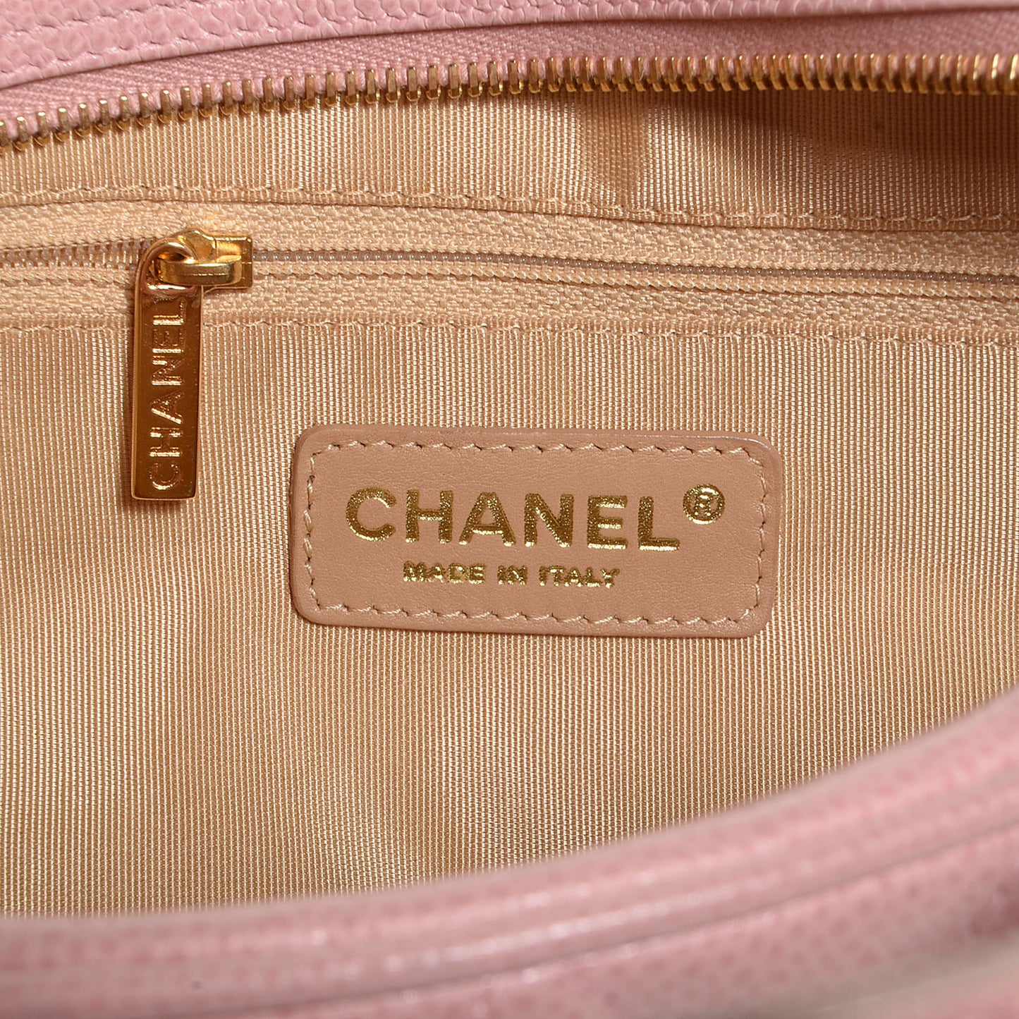Caviar Quilted Small Bowler Pink