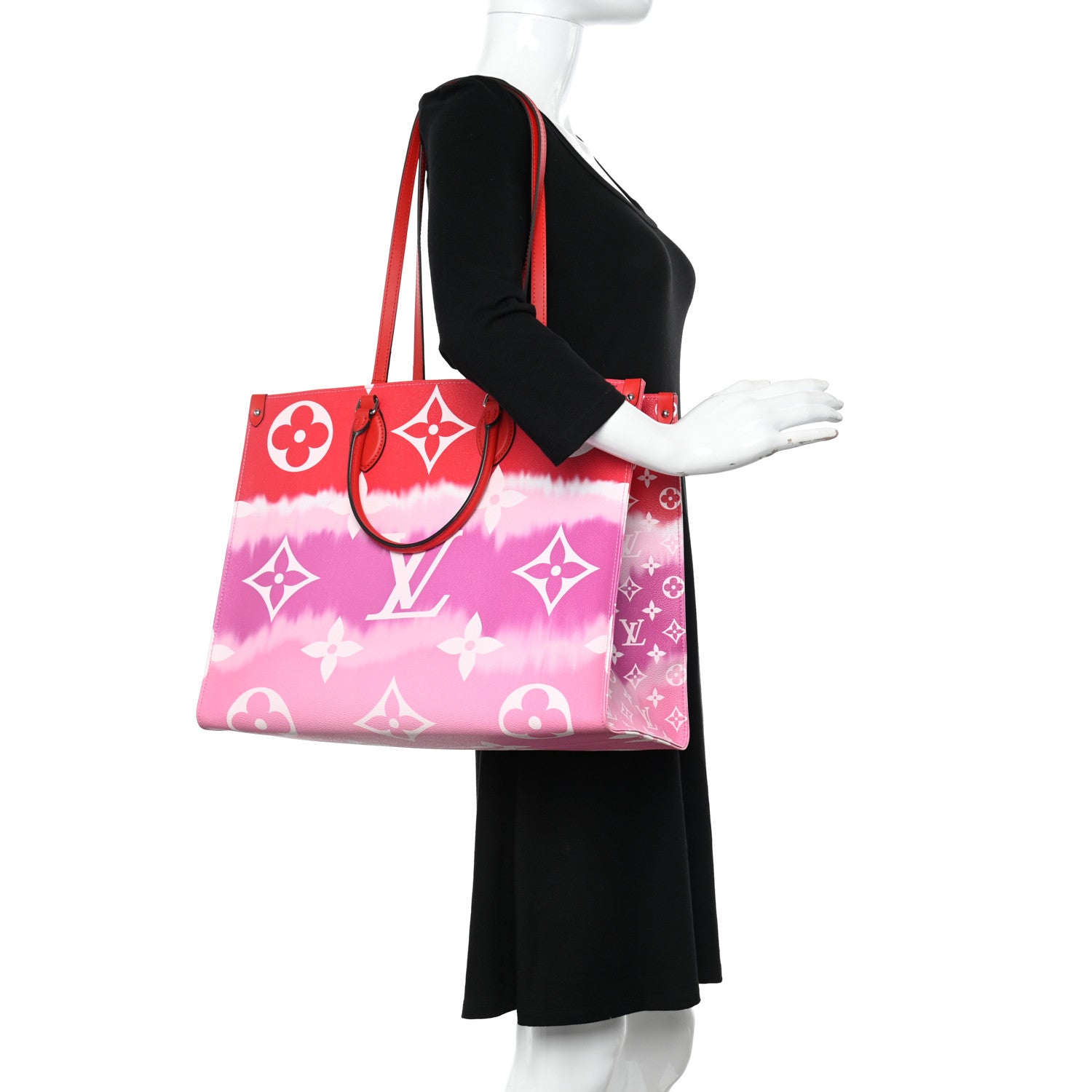 Louis Vuitton Monogram Escale Onthego GM Rouge 2 of 11