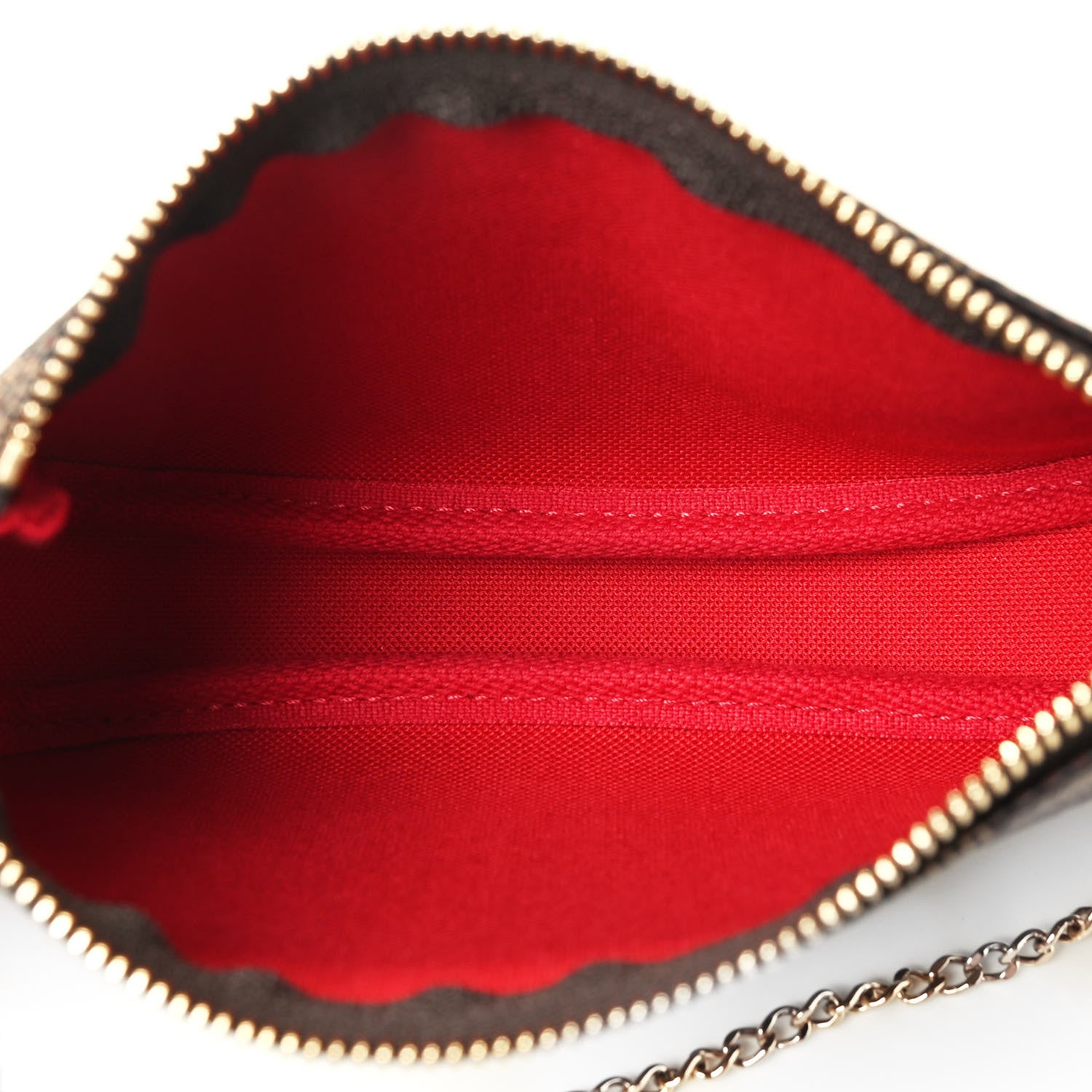 Louis Vuitton Damier Ebene Mini Pochette Accessories 4 of 4