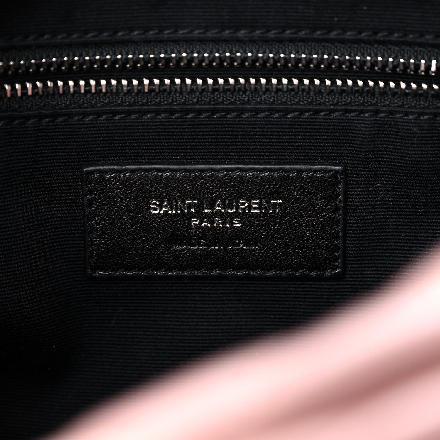 Saint Laurent Calfskin Y Quilted Monogram Small Loulou Camera Pale Pink 6 of 13
