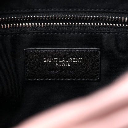 Saint Laurent Calfskin Y Quilted Monogram Small Loulou Camera Pale Pink 6 of 13