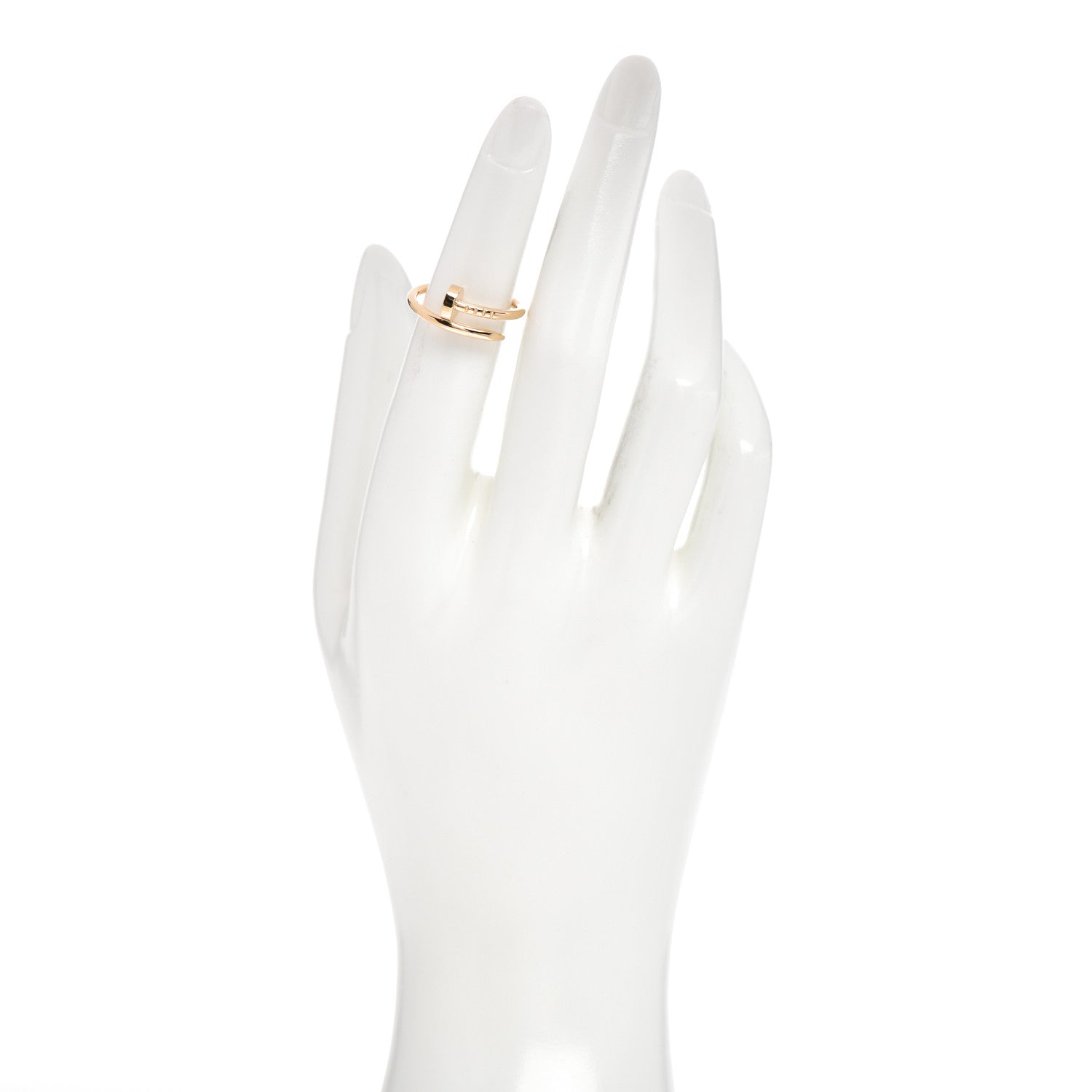 Cartier 18K Yellow Gold Small Juste Un Clou Ring 49 4.75 2 of 4