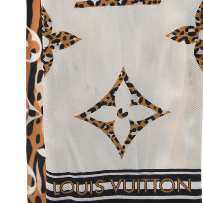 Louis Vuitton Silk Monogram Giant Jungle Bandeau Ivory 6 of 7