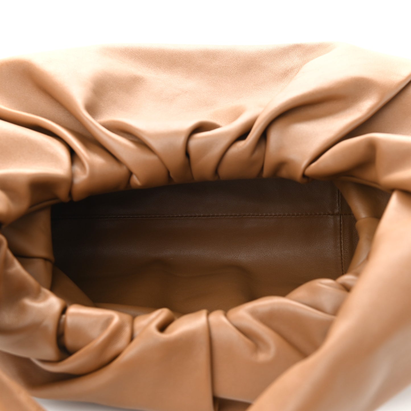Smooth Butter Calfskin Small The Shoulder Pouch Cammello