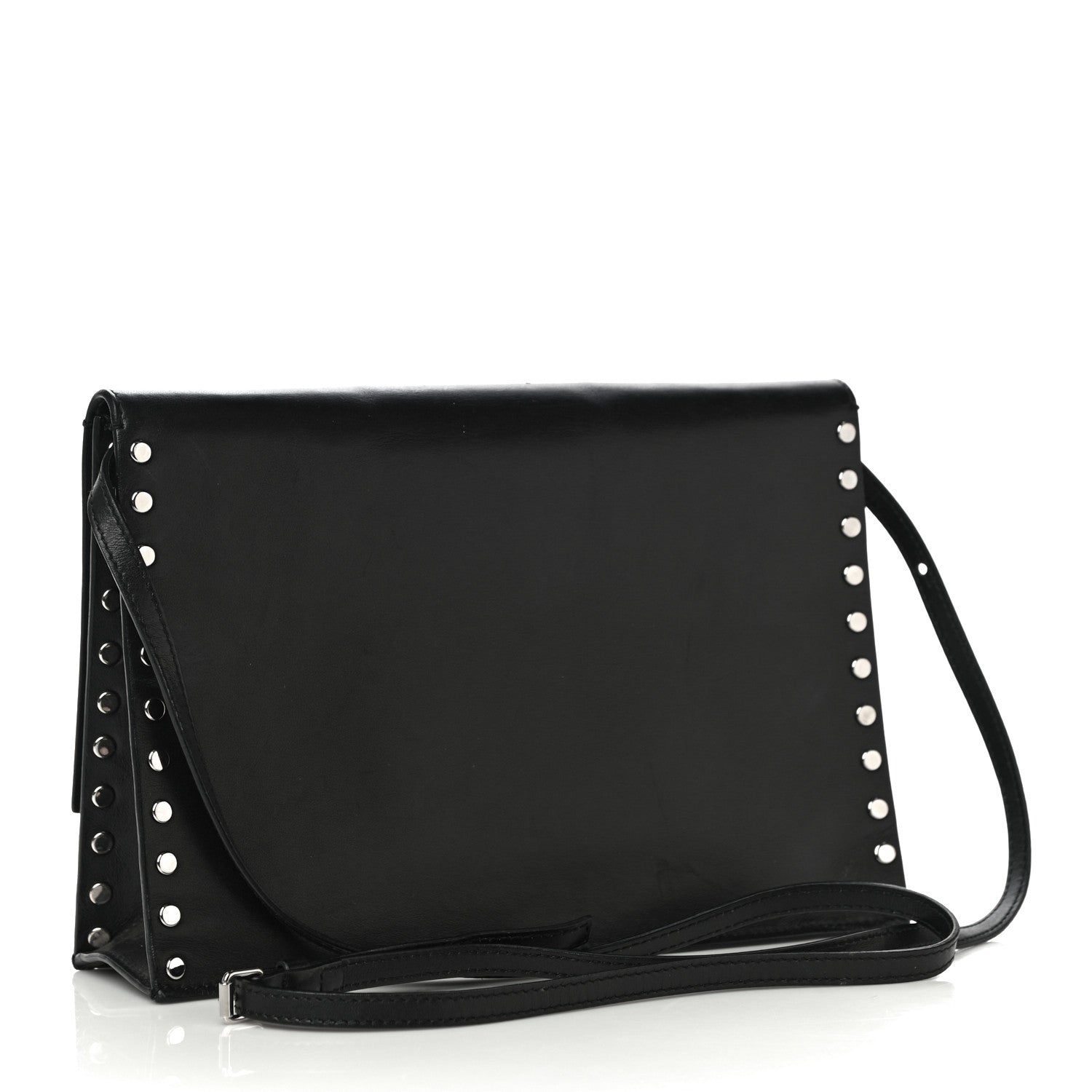 Proenza Schouler Calfskin Studded Small Lunch Bag Black 3 of 13