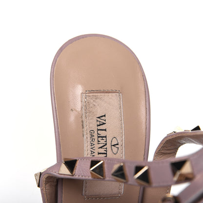 Valentino Garavani Patent Rockstud Ankle Strap 100mm Pumps 36 Light Ivory Poudre 9 of 14
