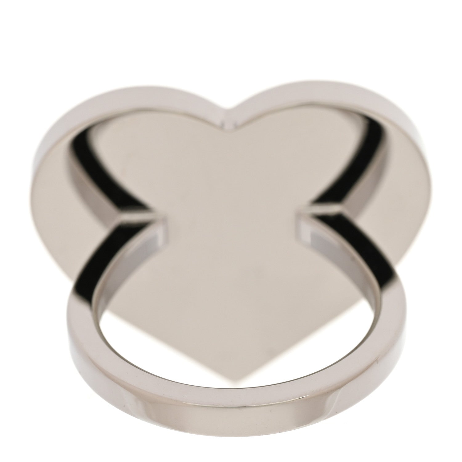 Hermes Palladium Coeur Scarf Ring Black 3 of 4