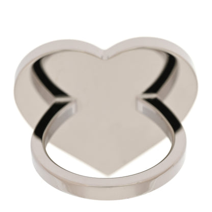 Hermes Palladium Coeur Scarf Ring Black 3 of 4
