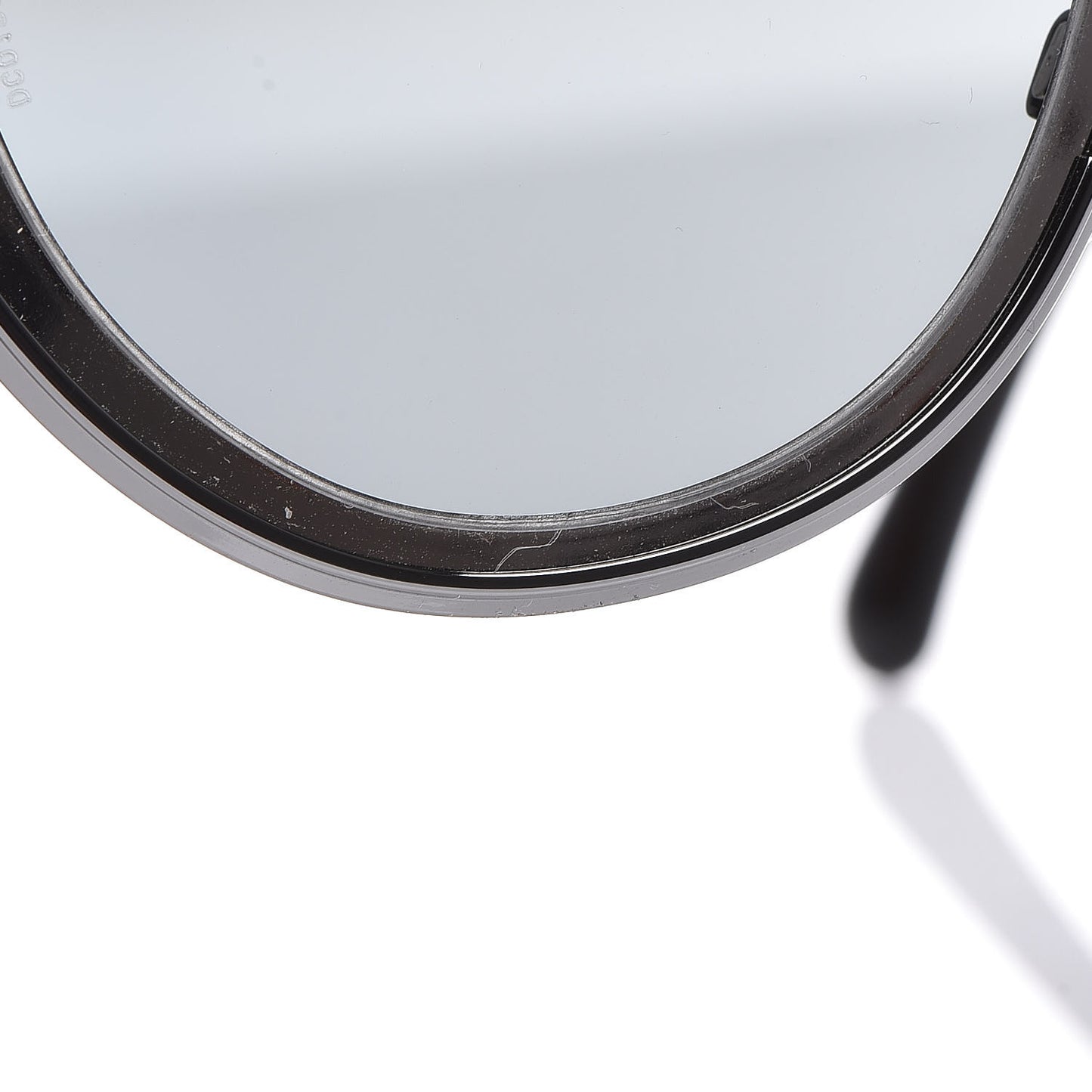 Metal Cat Eye Sunglasses 4222 Silver Black