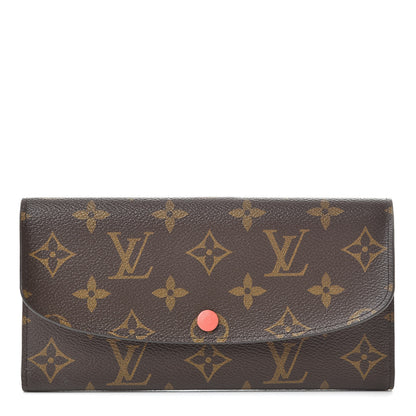 Louis Vuitton Monogram Emilie Wallet Poppy 1 of 12