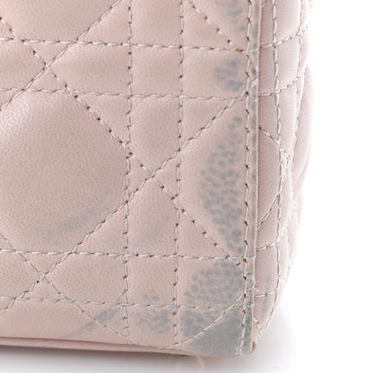 Christian Dior Lambskin Cannage Mini Lady Dior Rose Poudre 7 of 14
