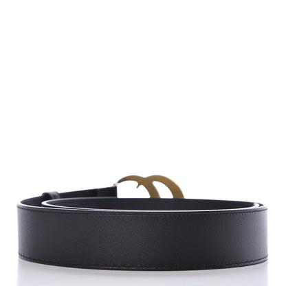 Gucci Calfskin Double G 40mm Belt 85 34 Black 3 of 6